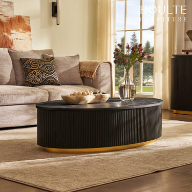 Holton 55.12″H Oak Coffee Table