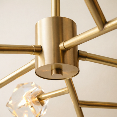 Aurelium Nova Crystal Linear Chandelier