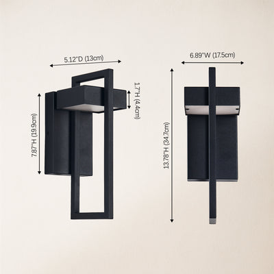ArcLine Outdoor Wall Sconce 35cm H