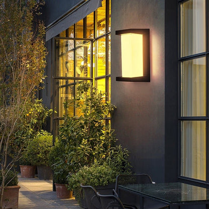 Infinityx Geometric Waterproof Outdoor Wall Light