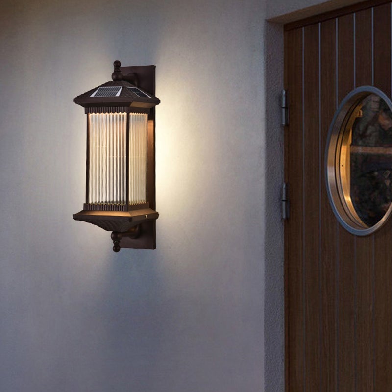 Prismyn IP65 Waterproof Solar Outdoor Wall Light