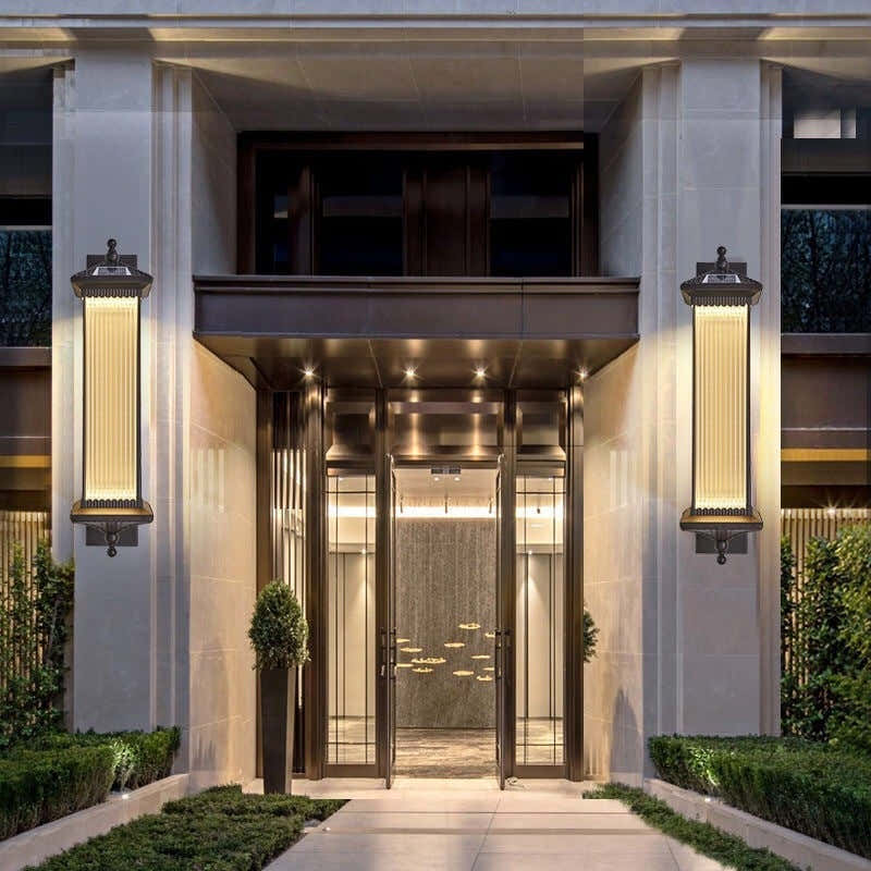 Prismyn IP65 Waterproof Solar Outdoor Wall Light