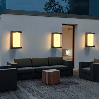 Infinityx Geometric Waterproof Outdoor Wall Light