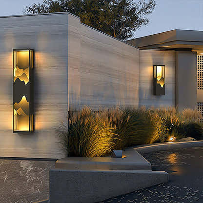 Terranea Mountain Scenery Outdoor Wall Light