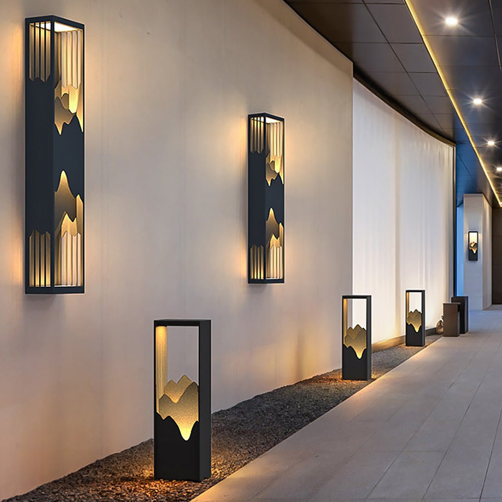 Terranea Mountain Scenery Outdoor Wall Light