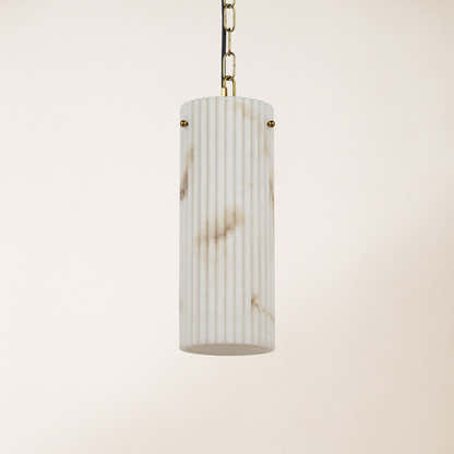 Luminare Resin Fluted Pendant 5" 