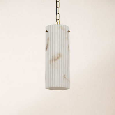 Luminare Resin Fluted Pendant 5" 