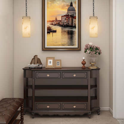Luminare Resin Fluted Pendant 5" 