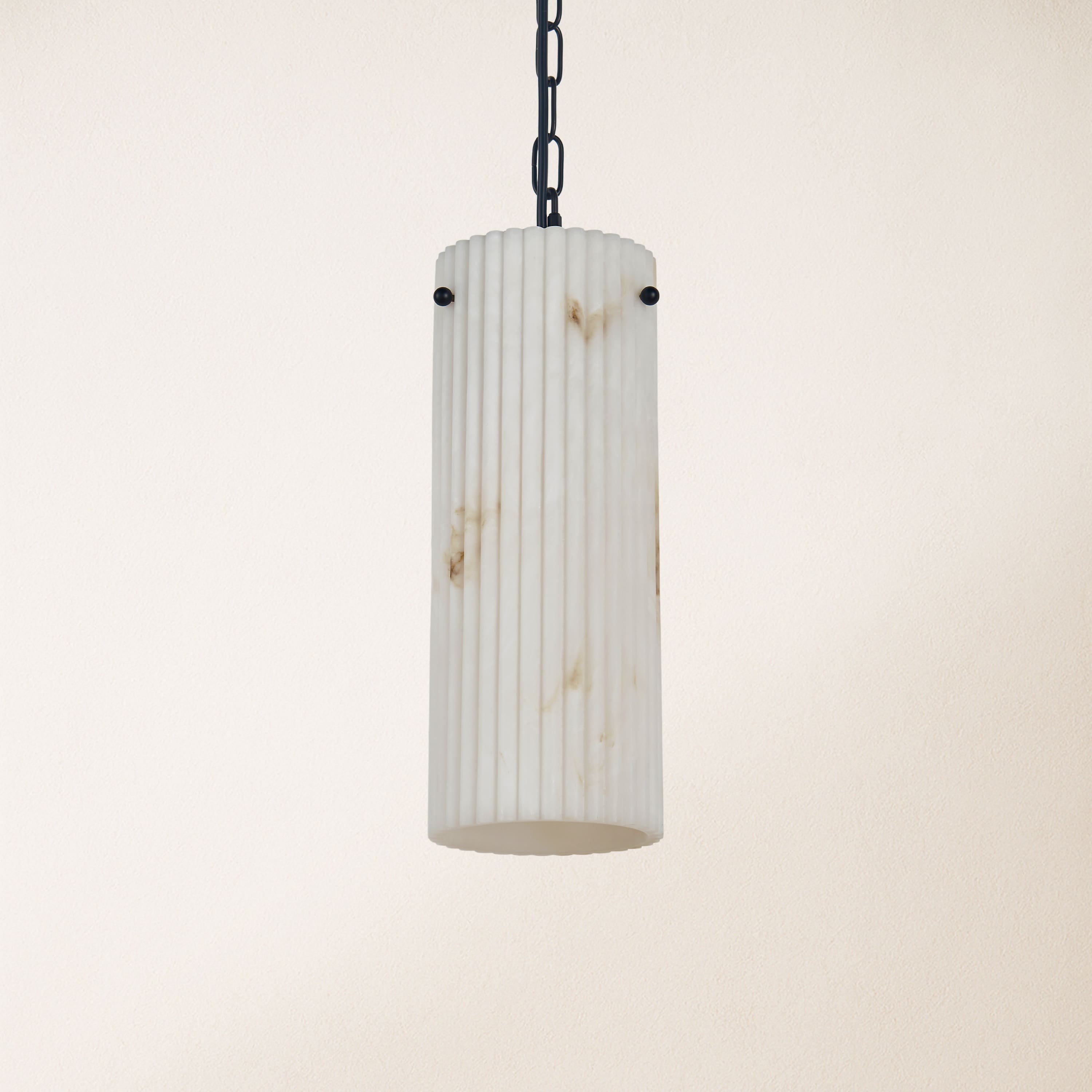 Luminare Resin Fluted Pendant 5" 