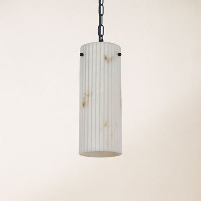 Luminare Resin Fluted Pendant 5" 