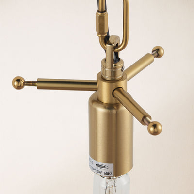 Luminare Resin Fluted Pendant 5" 