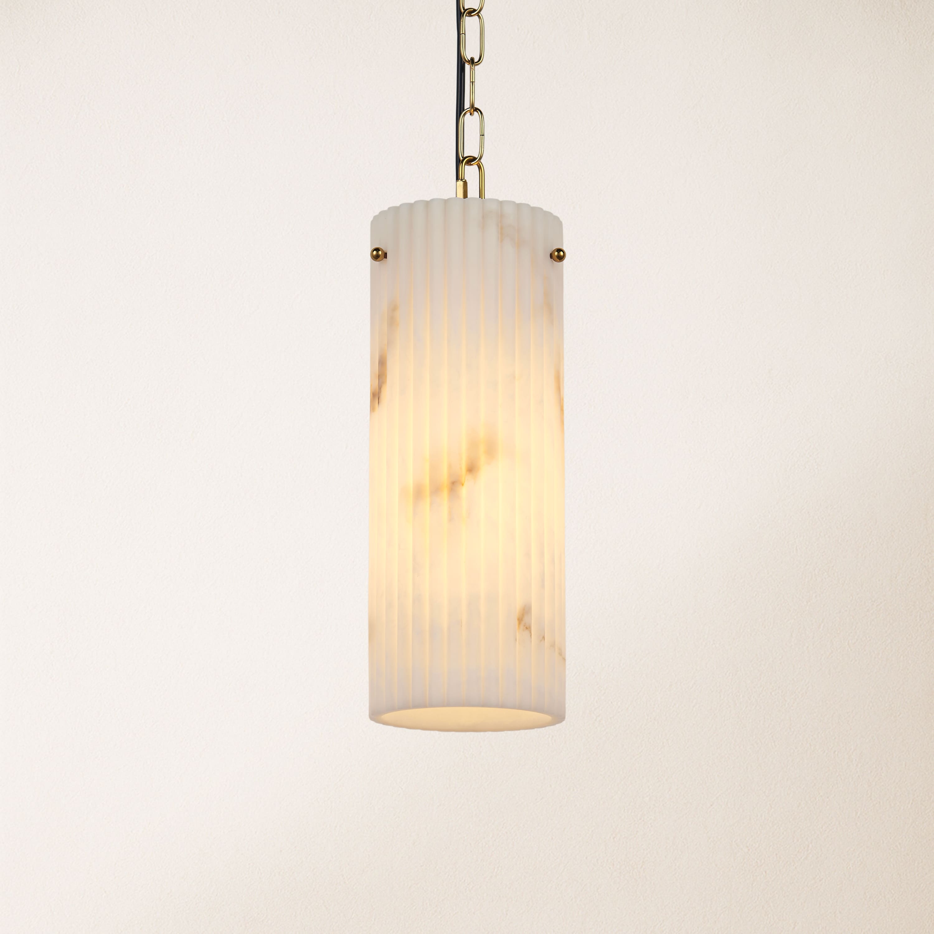 Luminare Resin Fluted Pendant 5" 