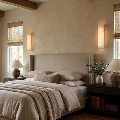 Luminare Resin Fluted Wall Sconce 12"H 