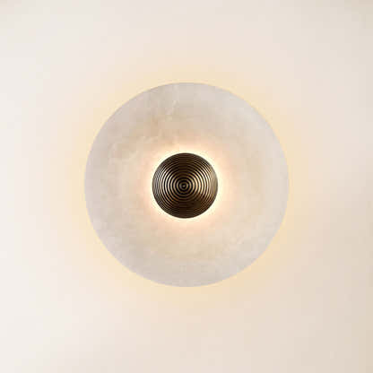 Miles Alabaster Wall Lamp 30cm D