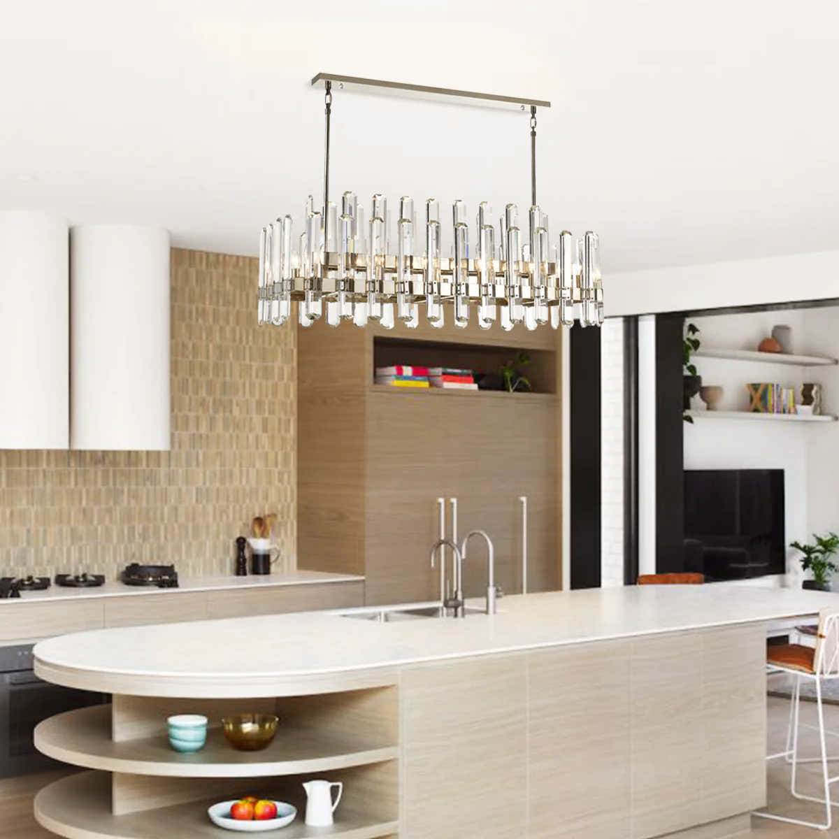 Clarion Rectangular Chandelier 122 cm L