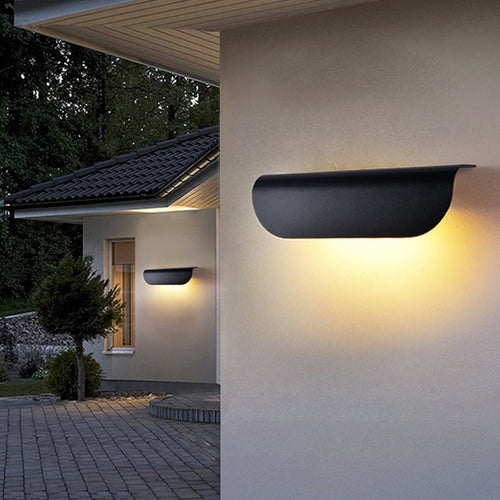 Aegisray Arc Shaped Outdoor Wall Light