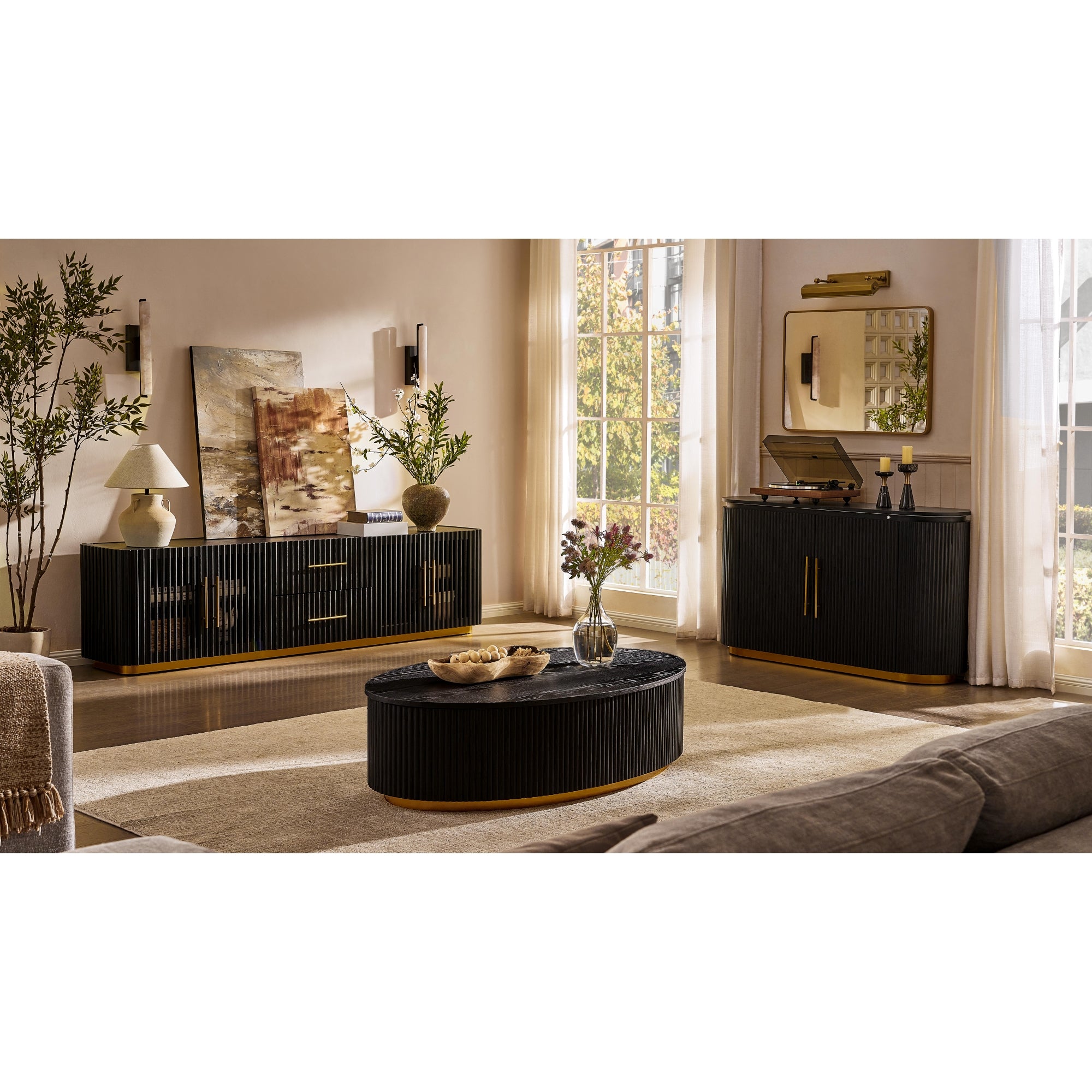 Holton Oak Sideboard 56"W
