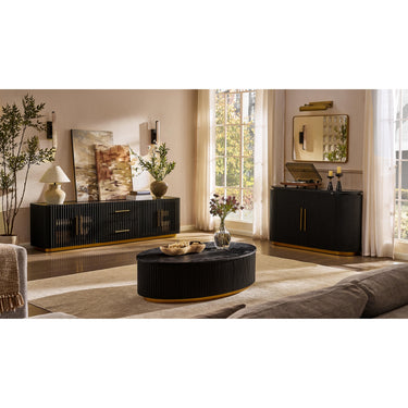 Holton Oak Media Console 240cm W