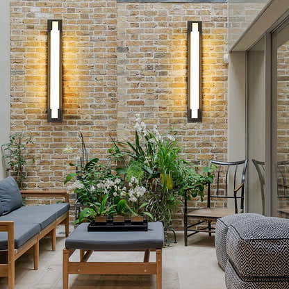 Cosmolume Rectangular Outdoor Wall Light