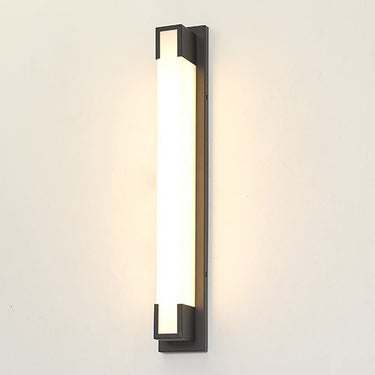 Retro Rectangular Waterproof LED Black Decorative Outdoor Wall Lights
