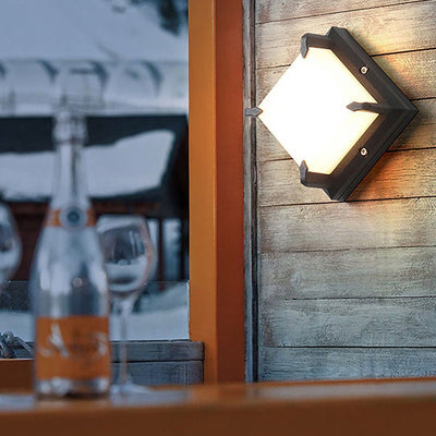 Frostgleam Diamond LED Outdoor Wall Light
