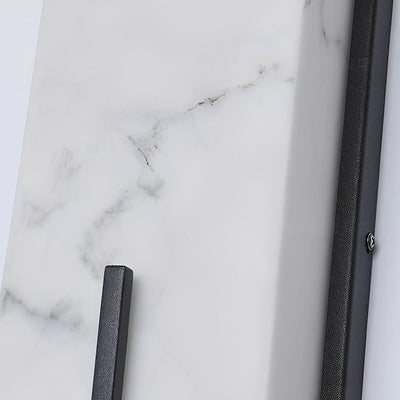 Noctilith Resin Rectangular Outdoor Wall Light