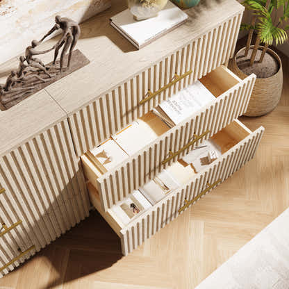 Holt 63“ Oak 6-Drawer Chest(Set of 2)