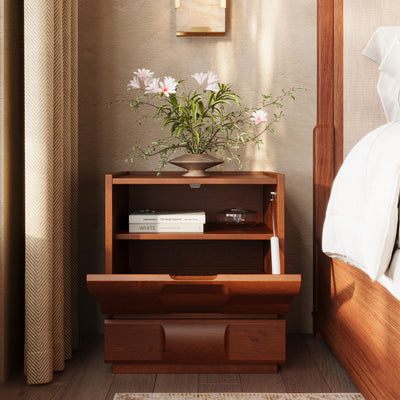 Terra Cube Emboss Nightstand 18”