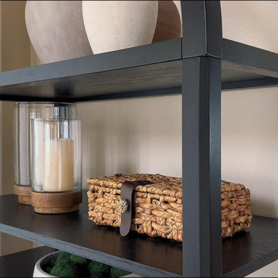 Alvar Arched Bookcase with Cabinet 79"H