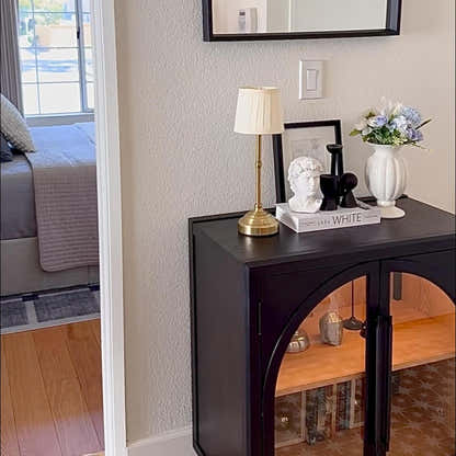 Alvar Arched 95″ Oak Media Console(Set of 3)