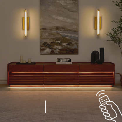 Devon Oak Media Console  71"