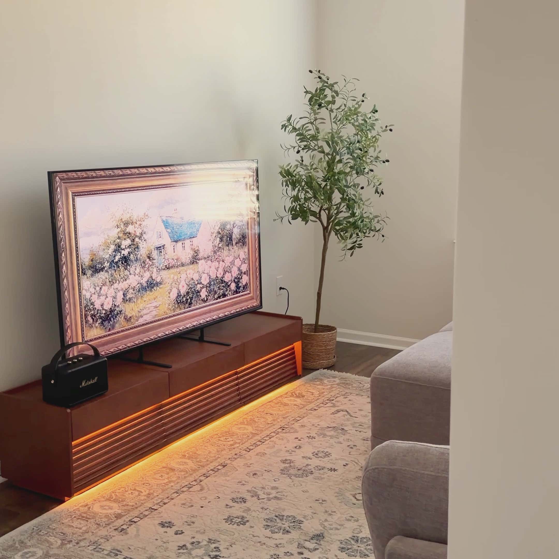 Devon Oak Media Console  71"