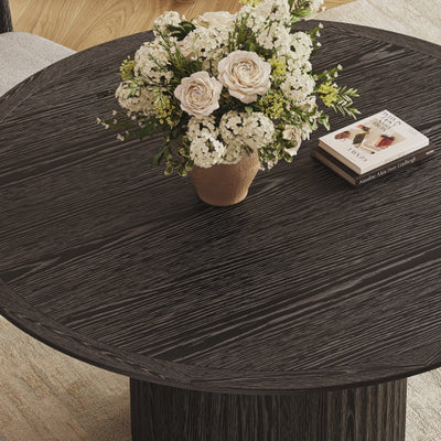 Aurelius Fluted Round Dining Table 60"W