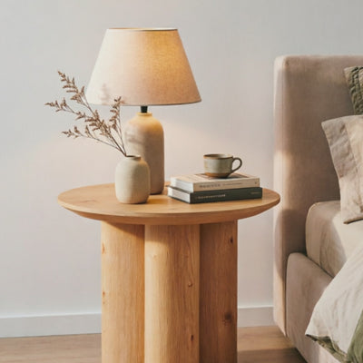 Trefoil Round Side Table 24"