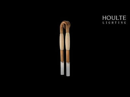 Horsehair Solid Brass Wall Sconce 76cm H