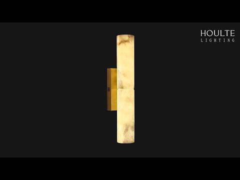 Sylvia Palladian Alabaster Wall Sconce 91cm H