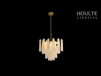 Caldera Alabaster Round Chandelier 55cm