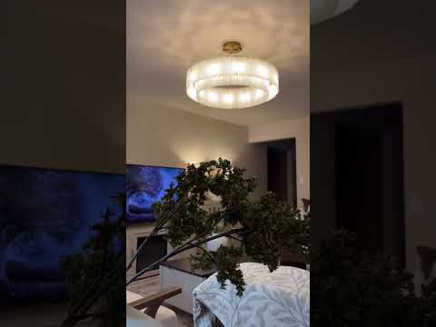 Sawyer Alabaster Round Chandelier 80cm D