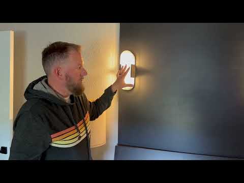 OpalEdge Alabaster Wall Sconce 35cm H