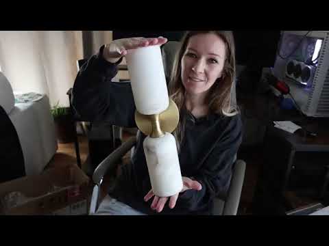 Axis Alabaster Wall Sconce 35cm