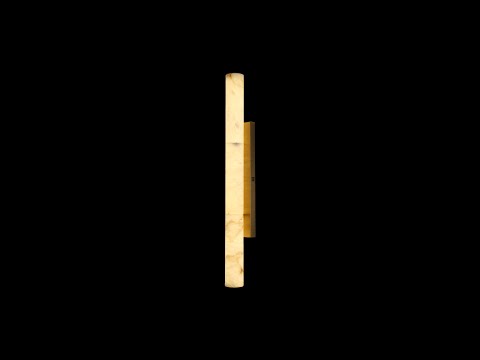 Sylvia Palladian Alabaster Wall Sconce 91cm H