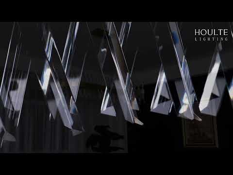 Vetro Prism Crystal Rectangular Chandelier 120cm L