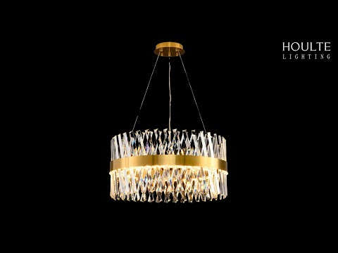 Vetro Prism Crystal Round Chandelier 60cm D