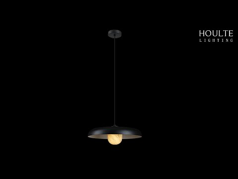 MineraLight Alabaster Industrial Pendant Light 41cm D