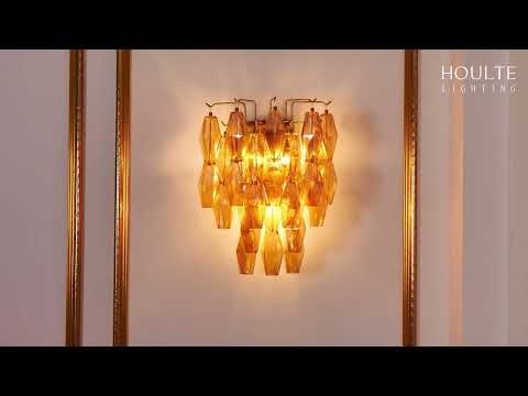 Celestial Drop Glass Wall Sconce 50cm H