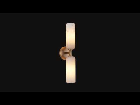 Axis Alabaster Wall Sconce 24cm H