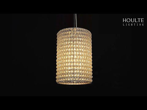 Stellar Beads Pendant Lights Smoke Clear 30cm