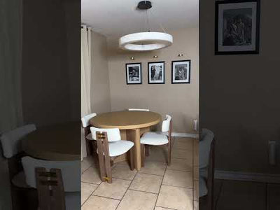 Solmare Alabaster Halo Chandelier 76cm