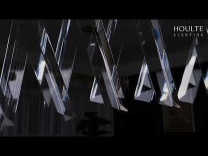Vetro Prism Crystal Rectangular Chandelier 102cm L