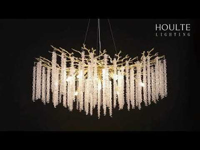 Snow Tree Branch Crystal Chandelier 102cm D
